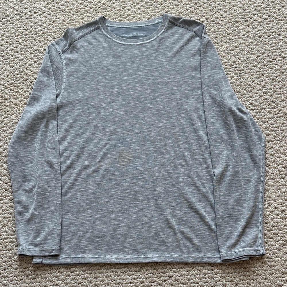 Tommy Bahama Light Gray Long Sleeve Shirt